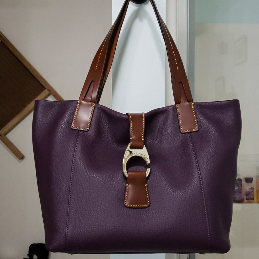 Dooney & Bourke East West Derby leather tote